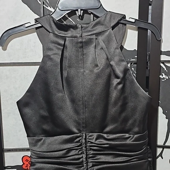 David's Bridal Black‎ Sleeveless Elegant Black Dress Size 6 - Picture 6 of 8